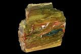 Polished, Gary Green (Larsonite) Petrified Wood - Oregon #180195-2